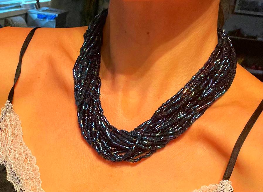 Deep Ocean Statement Necklace