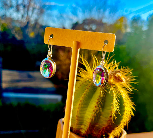 Mystic Topaz Drop Earrings