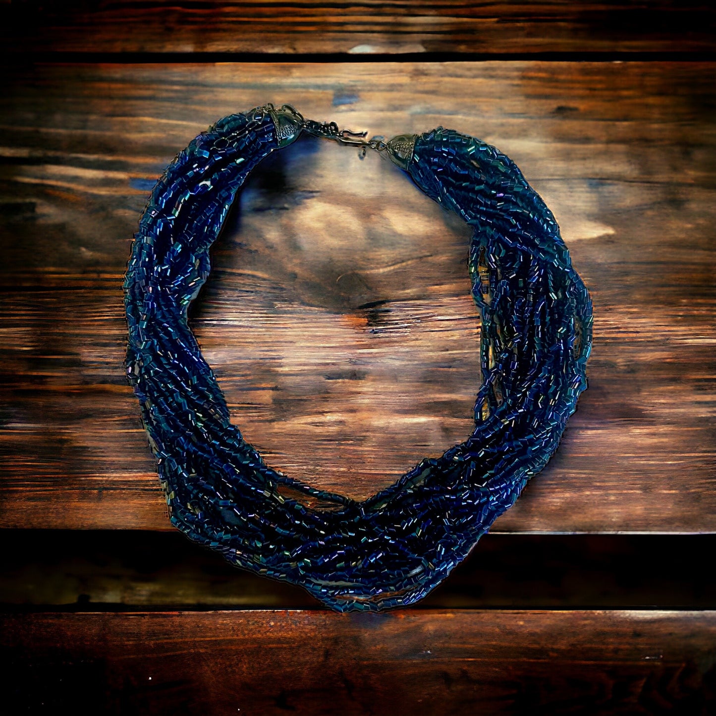 Deep Ocean Statement Necklace