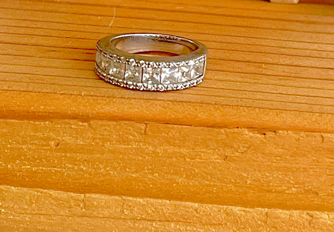 Contemporary Princess Eternity Band