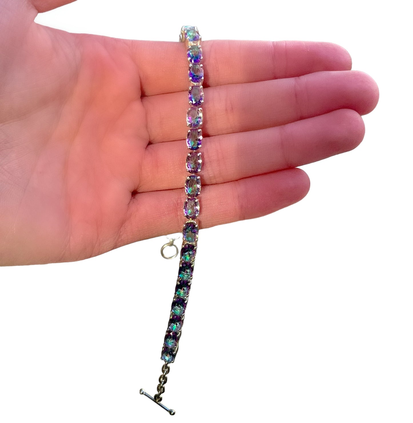 Mystic Topaz Tennis Bracelet